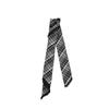 KOOKEESEE Check Lace Scarf (black)