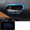 Fit For Nissan Kicks 2016 - 2024 Stainless Steel Car Inner Door Open Handle Frame Cover Trim 4Pcs Decoration Sticker Accessories