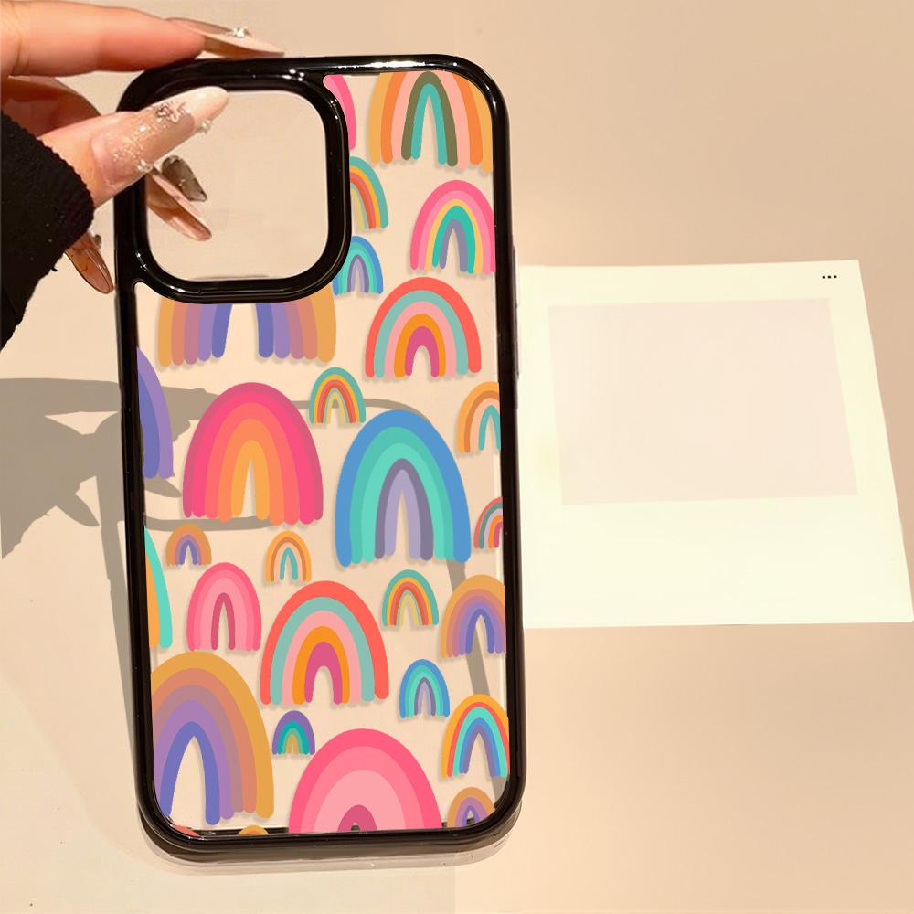 Acrylic Phone Case for iPhone 11 12 13 14 Pro 12 14 16 Pro Max for Samsung A16 A36 A56 S24 FE High-quality Painted Anti-fall Mobile Phone Case