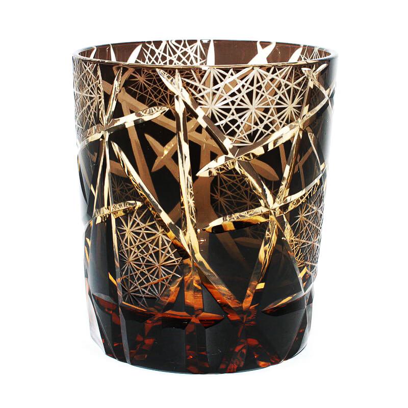 Bicchiere da Whiskey in Cristallo Kiriko Giapponese Edo