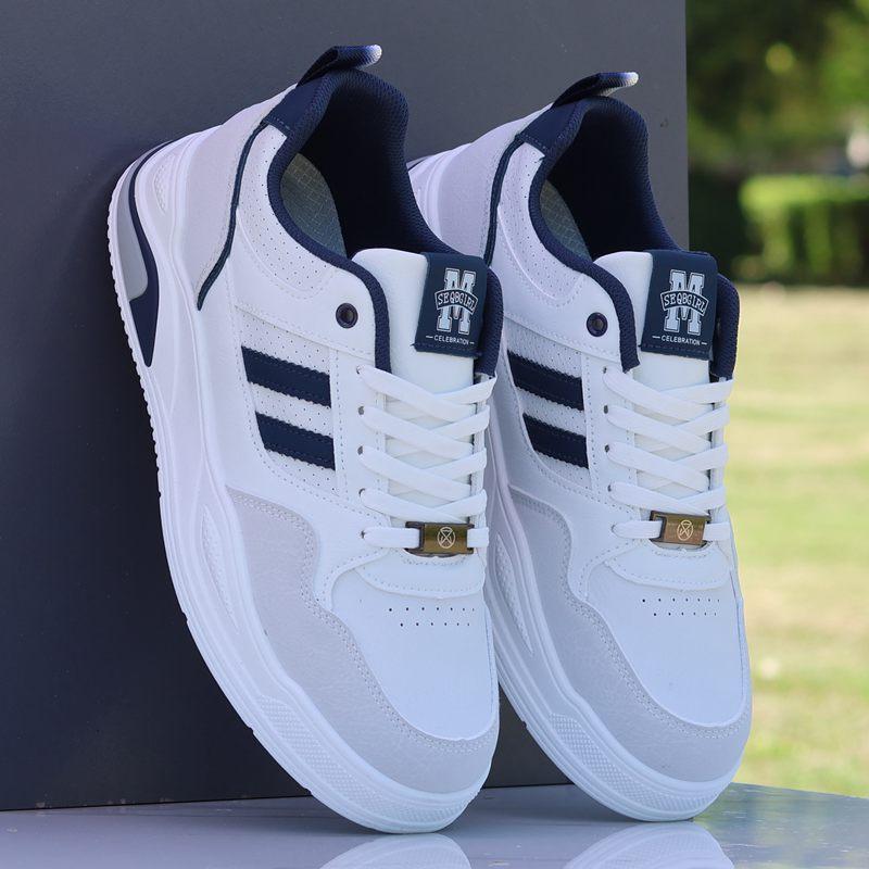 

Контр-модные брендовые белые туфли на толстой подошве со шнуровкой и мягкой подошвой в гонконгском стиле, мужские туфли для серфинга, весна-лето, новые, легкие и бро 39