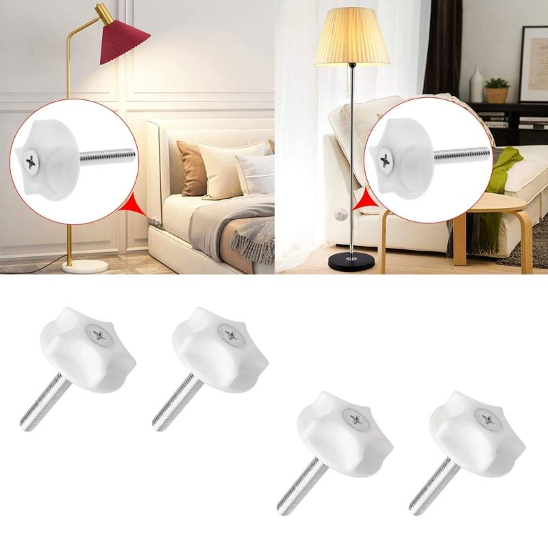 Professional Standoff Bolt Stainless Steel Wall Support Fixing Screws Decor Hardware Washers for Divan Beds Fittings 4x