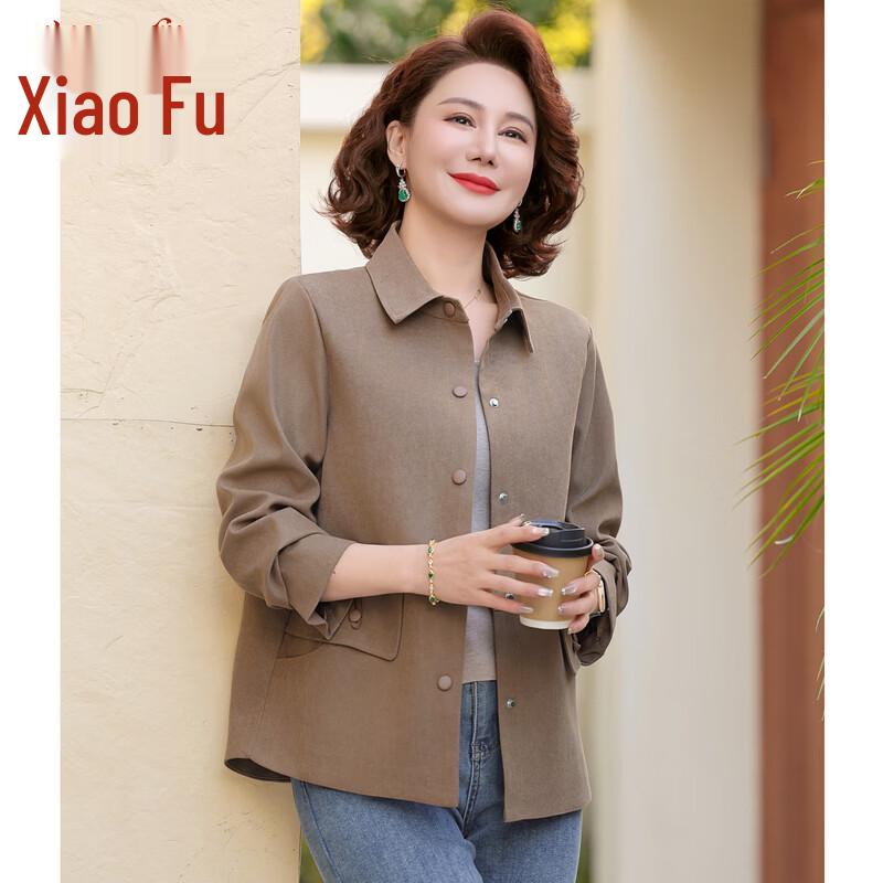Middle-Aged Women s Stylish Spring Jacket XL