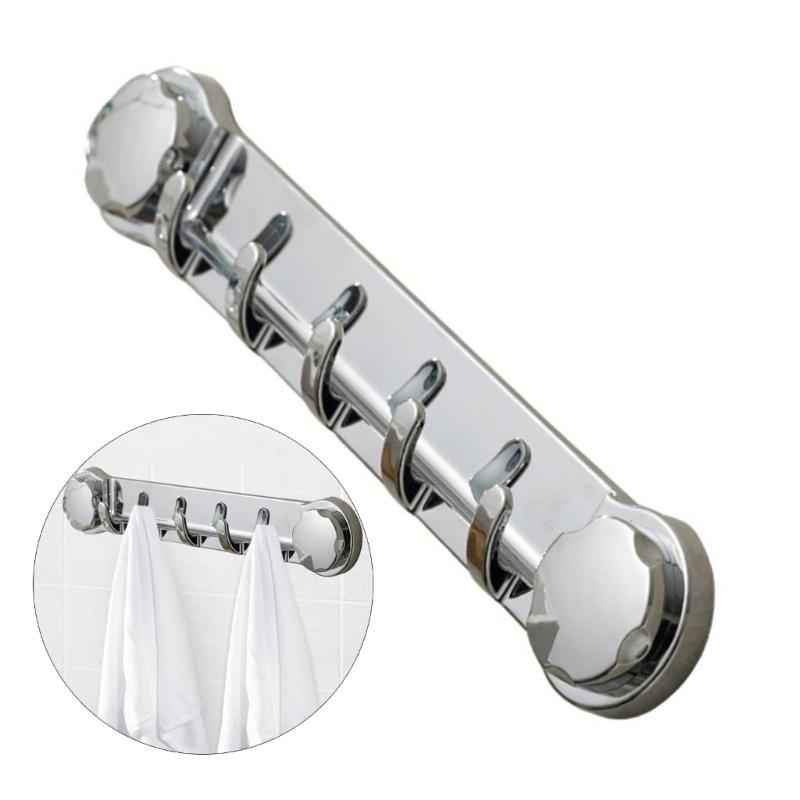 Versatile Bathroom Wall Hooks with Suction Cup Wall Mounted Hanger for Clothes and Towels Removable Hanging Hook