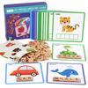 Wooden Alphabet Puzzle Toy For Kids Educational Learning Word Matching Kit