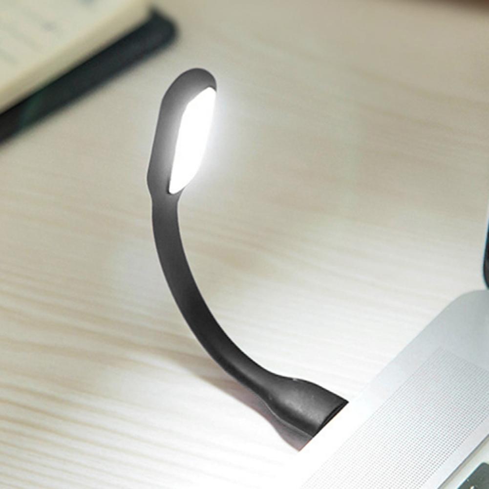 USB LED Light Book Light Gooseneck Portable Night Light Mini USB Light Compatible for Power Bank Laptop Notebook