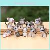 Chis Sweet Home Art Artesanato em PVC com Figuras de Gato para Decoração de Festas e Eventos