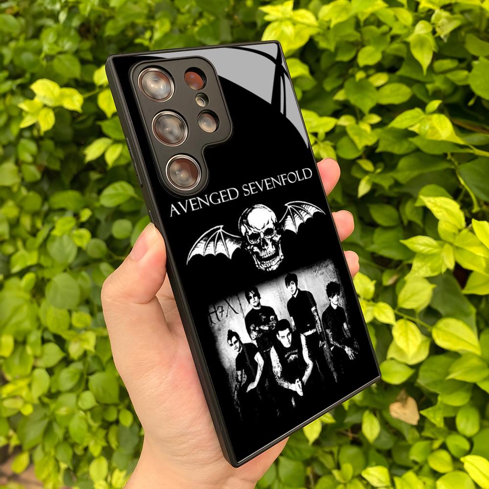 A-Avenged Sevenfold Phone Case For Samsung Galaxy S26 S25 S24 S23 S22 S20 S21 Edge Ultra Plus Fe Colored Silver Cover
