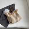 Embroidery Straw Bag Handbags Weave Tote Bag Casual Tassel Shoulder Bag  Women