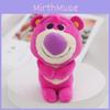 Adorable Pink Teddy Bear Plush Keychain Soft And Cute Bag Accessory Stuffed Toy