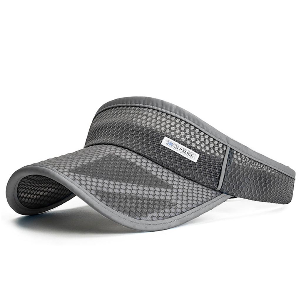 Unisex Adjustable Sun Cap Outdoor Sports Sun Protection Hollow Top Hat for Summer Holiday Outdoor Party