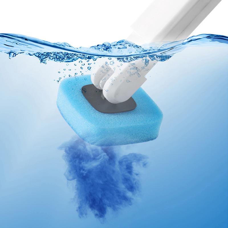 Jednorázový toaletní kartáč pro domácnost neusnulý rohový toaletní kartáč Sada na zavěšení na stěnu Samočistící toaletní kartáč