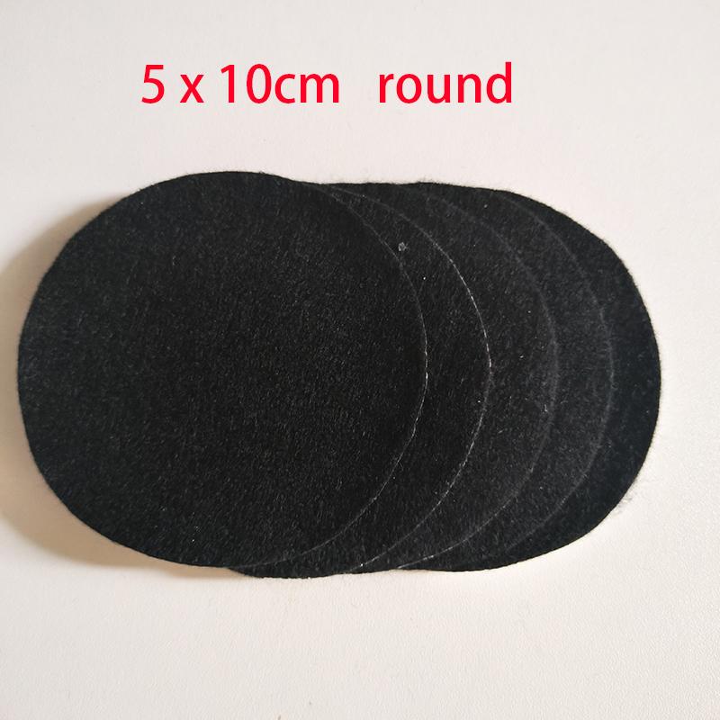 5pcs/lot 10/12cm Fireproof Incense Burner Mat with Black Aluminum Foil for Sandalwood Incense Coil Flame Retardant Cotton Pads 7