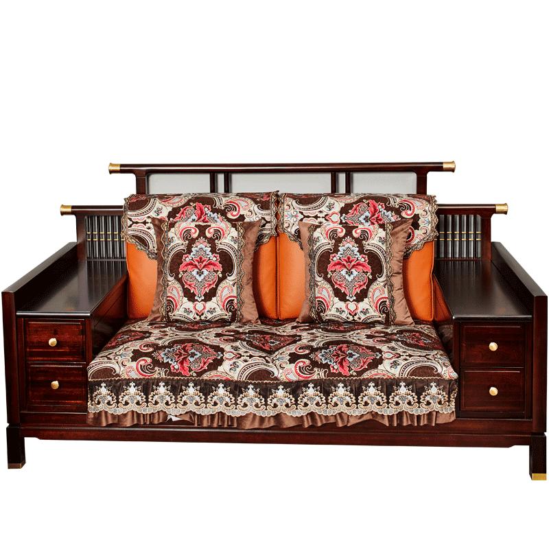 European Embroidery Sofa Cover Non-Slip Chenille Couch Slipcover Home Decor Four Season Universal Sofa Covers Cushion Protector