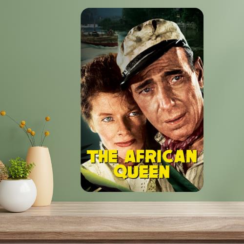 The African Queen Metal Movie Poster Sign 20x30cm(7.8x11.8inch)