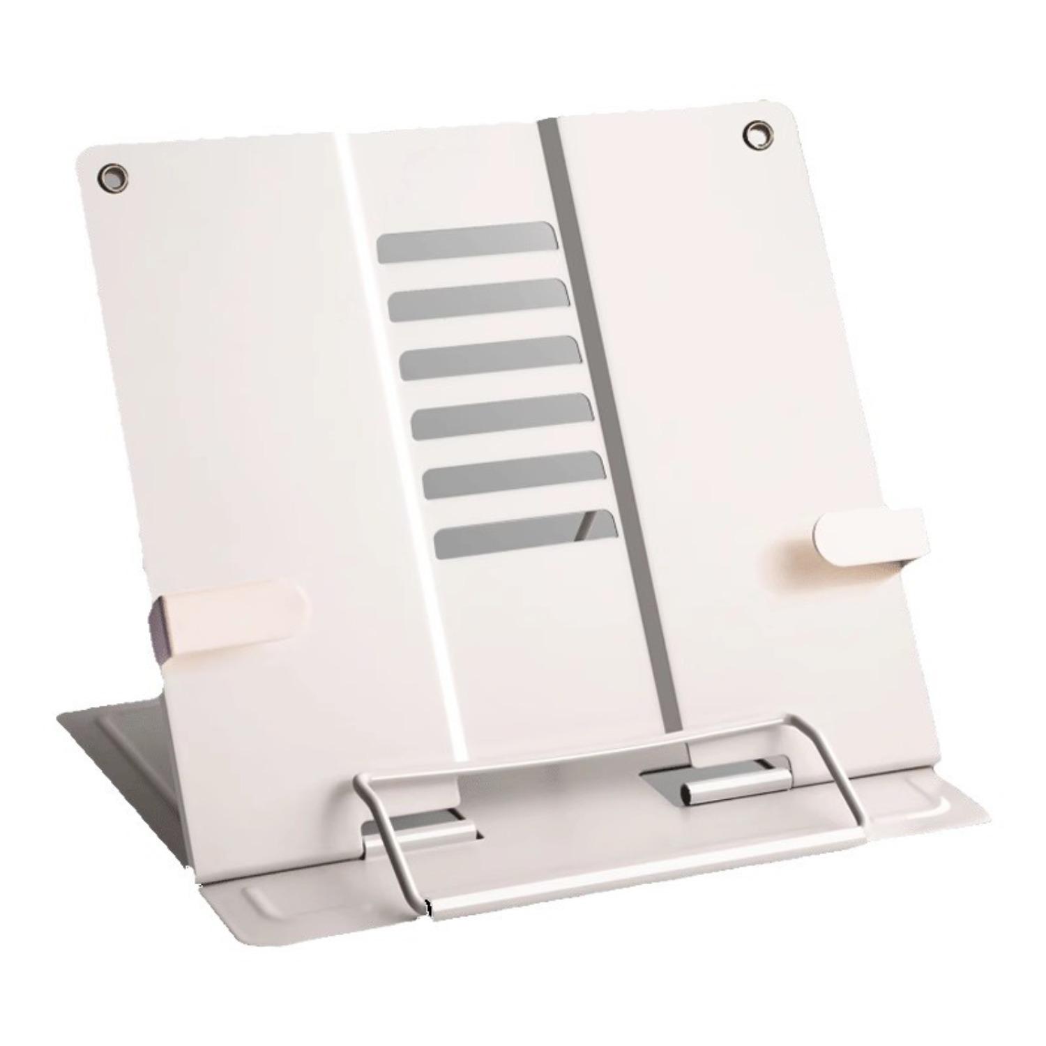 

Подставка для книг, металлическая подставка для чтения, держатель для книг, регулируемый держатель для кулинарных книг, подставки для учебников, рождественские подарки для девочек 6, 7, 8, 9-16 лет. слоновая кость