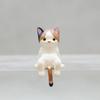 1Pcs Cartoon Simulation Fish Tank Edge Hang Cat Aquarium Ornament, Miniature Landscape, Home Decoration, Cute Desktop Gifts