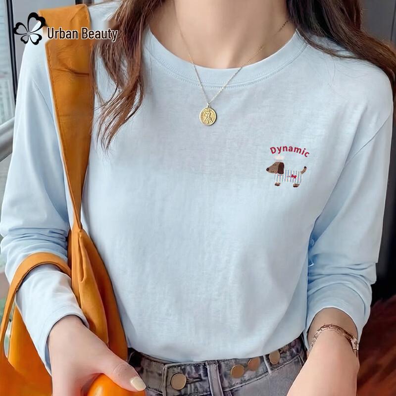 Women s Snowflake Cotton Long-Sleeve T-Shirt M