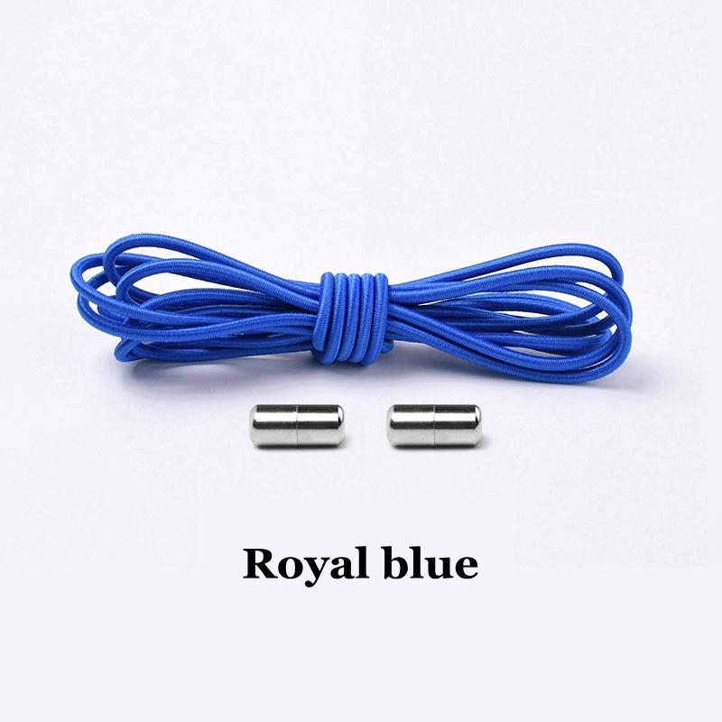 Elastic Laces Sneakers Round Shoelaces Without Ties Rubber No Tie Shoe Laces Shoes Kids Adult Quick Shoe Lace Rubber Bands