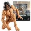 15CM Anime Attack On Titan Figures Eren Jaeger The Founding Titan Kneeling Form Model Dolls Gift Desktop Collection Toys