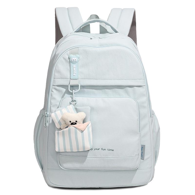 Schoolbag Middle and high school student schoolbag New travel bag Sports backpack Men's and women's lightweight bag Commuter large-capacity backpack