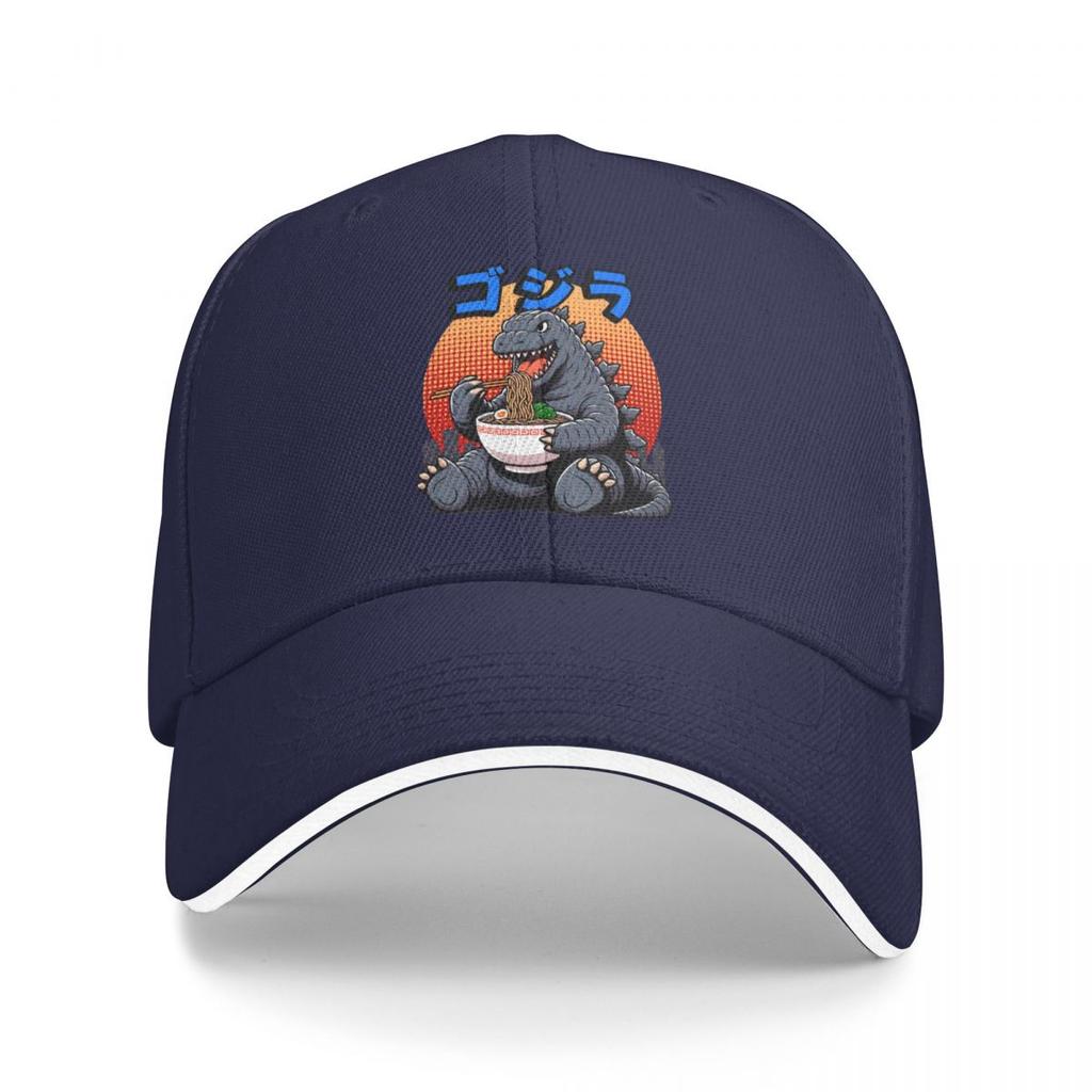 Baseball Caps Godzillaed Eating Ramen Funny Graphic Female Male Outdoor Spring Hats