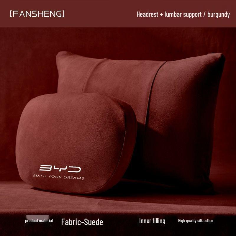 Neck Pillow for BYD Song Plus DM-i, Qin Plus, Tang, and Han EVs - Car Headrest Support