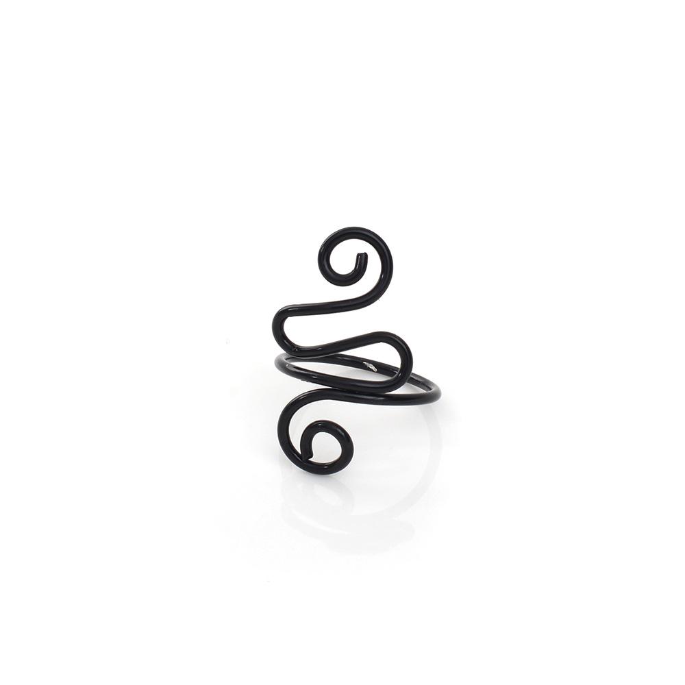 1PCS Knitted Sweater Ring Wrapped Hook Knitted Ring Electrophoretic Color Hook And Thread Auxiliary Ring
