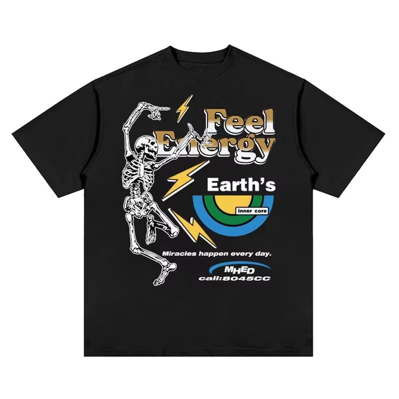 

Хлопковая футболка оверсайз с графическим принтом для мужчин и женщин, с коротким рукавом, летняя, с круглым вырезом, роскошный бренд, уличная одежда, унисекс, лето 4XL