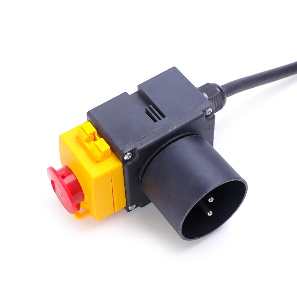 Industrial 250V 16A Push Button Switches Robusts Electromagnetic Power Switches Quick Installation for Log Splitters