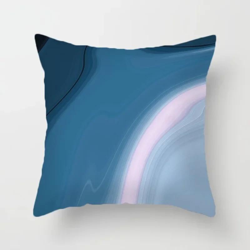 Luxuriöse Heimdekoration Kissenbezug Einfache Aquarell-Fließmalerei Büro Sofa Auto Kissenbezug