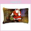Housse de couette et taies d'oreiller de Noël classiques pour enfants Housse de couette Père Noël Ensemble de literie