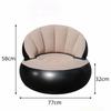 Thickened PVC Foldable Air Couch Flocked Velvet Inflatable Lounge Chair  Camping Chair