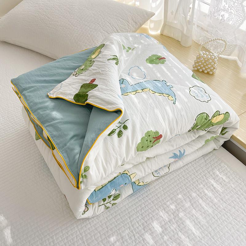 Dog Tulip Bear Rabbit Strawberry Fruit Pattern Printed Air Conditioner Quilt