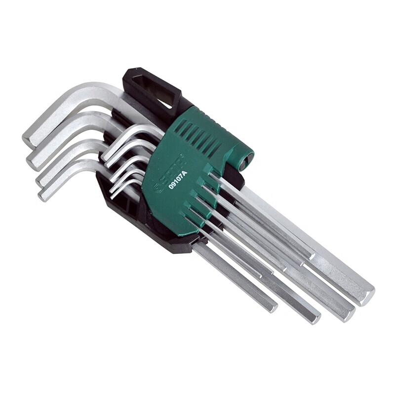 SATA 9-Piece Cr-V Hex Key Set 1.5-10mm