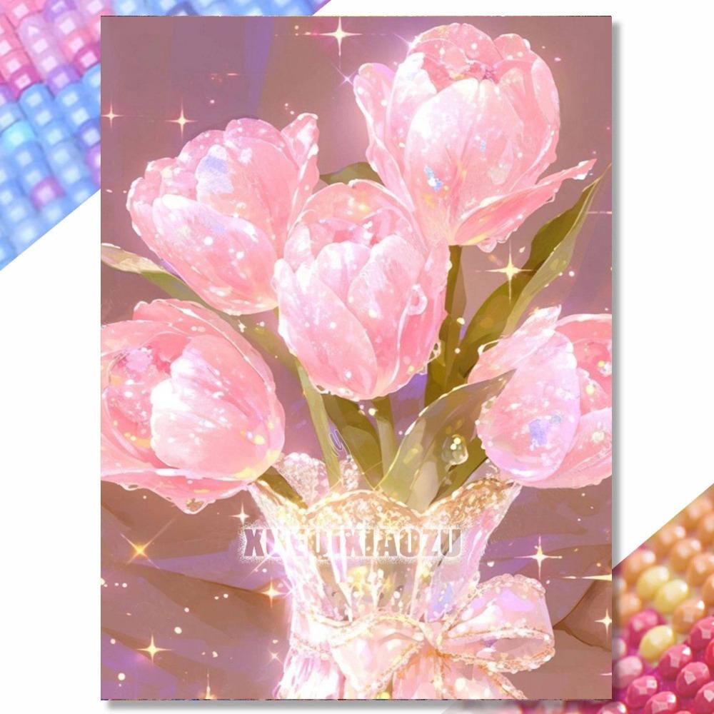 5D DIY Diamond Painting Foods Cake Full Square Round Diamond Mosaic Embroidery Cross Stitch Kits Kitchen Home Decoration Gift 20x30cm Round