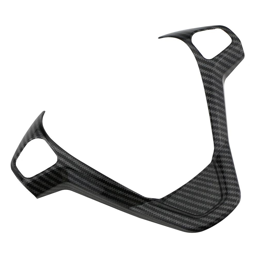cilgdn1 For Ford Fiesta MK7 2009 - 2017 Ecosport 2012-2017 Steering Wheel Panel Decoration Cover Trim Stickers Car Accessories