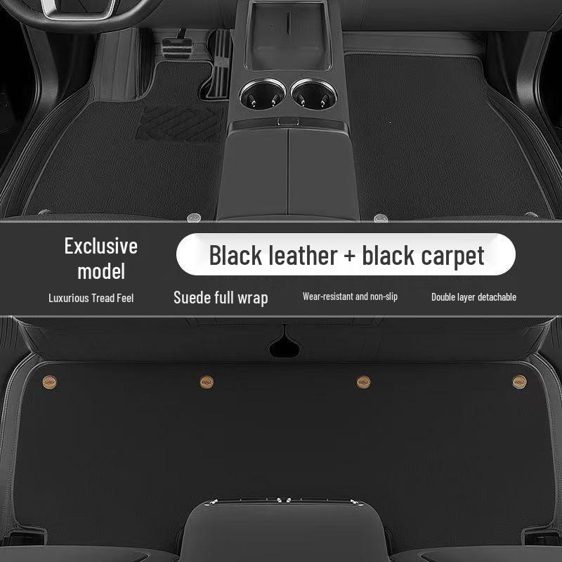 

Qiao Shi Full Coverage Car Floor Mats for Passat, Camry, Sylphy, Accord, Corolla, Sagitar, Magotan, and Lavida Front & Rear Seats [For Five-Seater Cars Only]