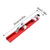 Saw Guide Rail 240mm Aluminum Alloy Cutting Machine Base Clamp with Dual Clips for Woodworking DIY Projects Precision