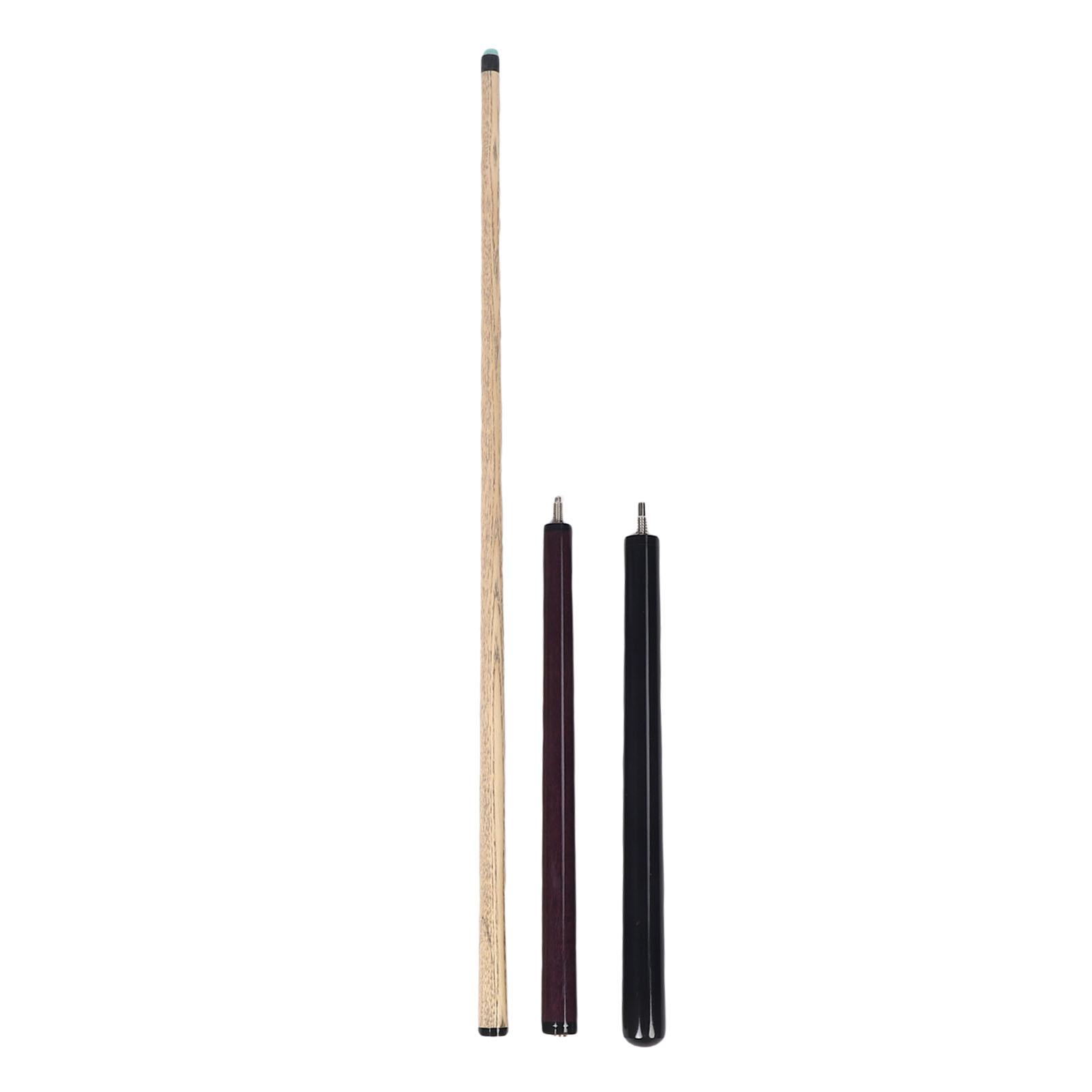 

Jump Break Cue 3 Pieces 4.6FT Wood Jump Break Pool Cue Stick with 14mm Tip for Billiard Accessories