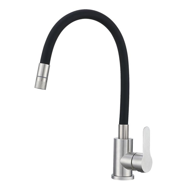 

Kitchen hot and cold water faucet Stainless steel wash basin sink sink laundry pool universal rotatable household faucet EL8099 G3/8