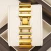 YaLaLuSi Brand Women's Watch: Fashionable Square Dial Quartz Water-Resistant Bracelet Style Gift Reloj Mujer Watch for Lady