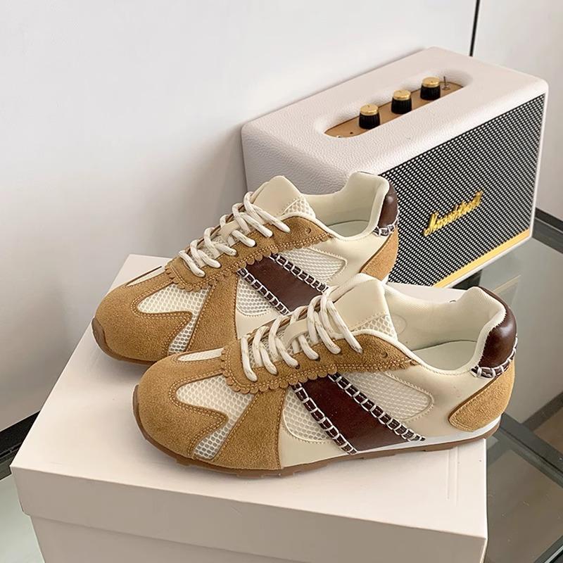 

Leather women s new summer thin mesh breathable casual sports board shoes 40