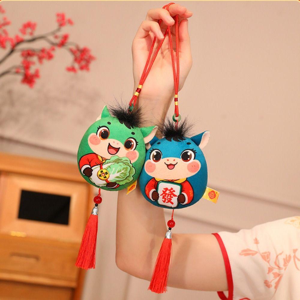 Mascot Dolls Plush Horse Keychain Cute Plush Horse Doll Pendant  Year of Horse