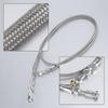 Adjustable Braided Throttle Cable Flexible with Clevis Metal
