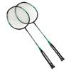 2 Racchette da Badminton in Fibra di Carbonio Ultraleggere per Adulti per Allenamento Competizione Ricreazione Verde