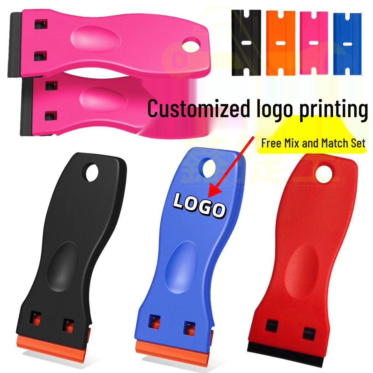 Cross-Border Multi-Purpose Cleaning Scraper: Small Plastic Shovel for Stain and Glue Removal, Film Application Tool.