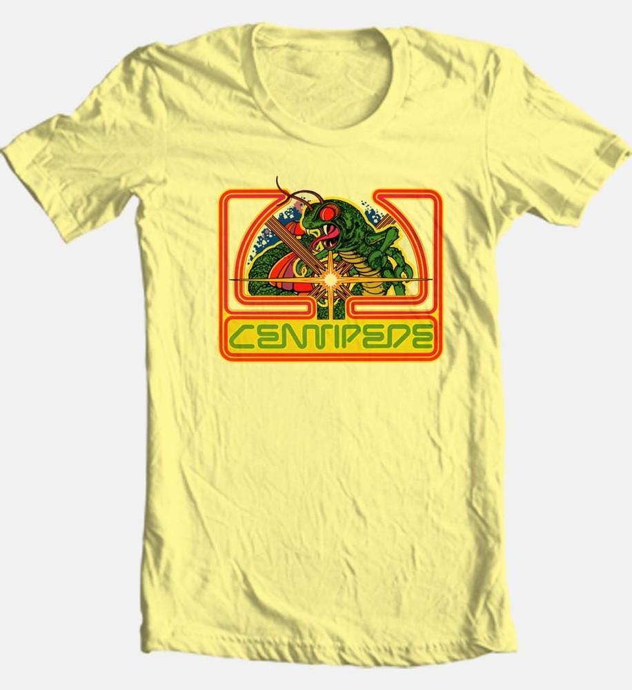 Centipede T-shirt retro 80 s arcade video game adult regular fit graphic tee Unisex T-Shirt XXXL