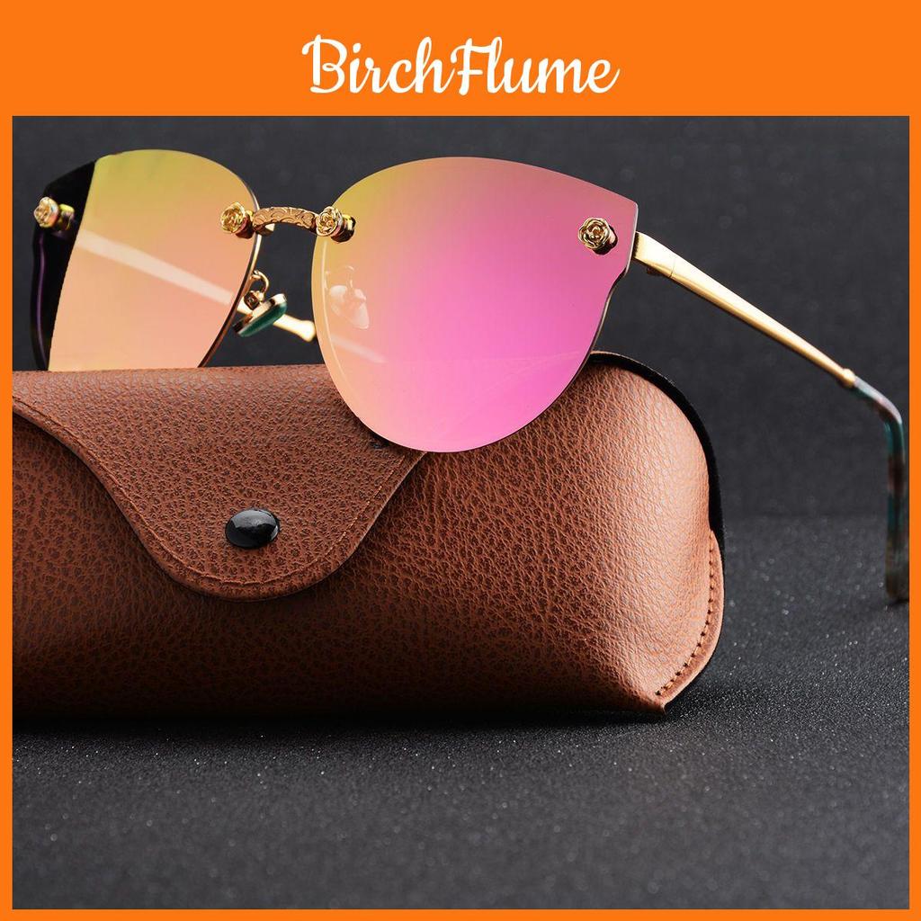 Stylish Steampunk Vintage Cat Eye Polarized Sunglasses For Fashionable Ladies