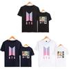 BtsGrafisk Tryckt Modal T-shirt Oversized Streetwear Skjorta För Kpop-fans Sommar Casual